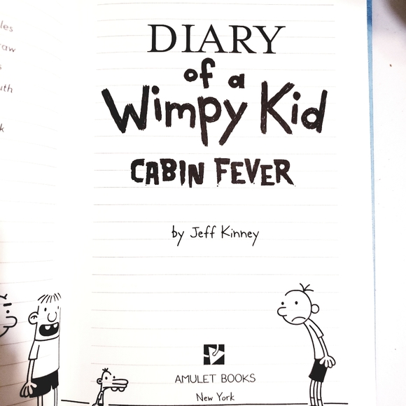 Diary of a Wimpy Kid Cabin Fever HC Book - Picture 3 of 4
